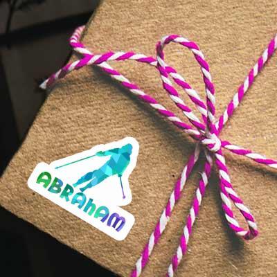 Sticker Abraham Skier Image