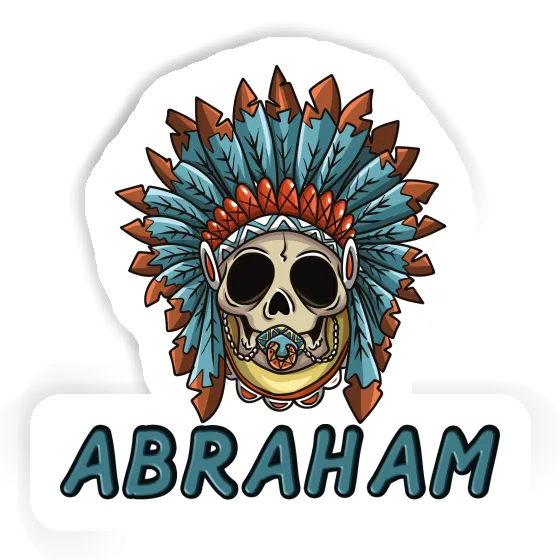 Aufkleber Baby Totenkopf Abraham Laptop Image