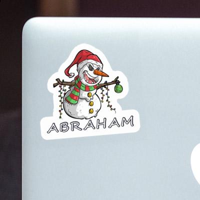 Abraham Autocollant Bonhomme de neige Image