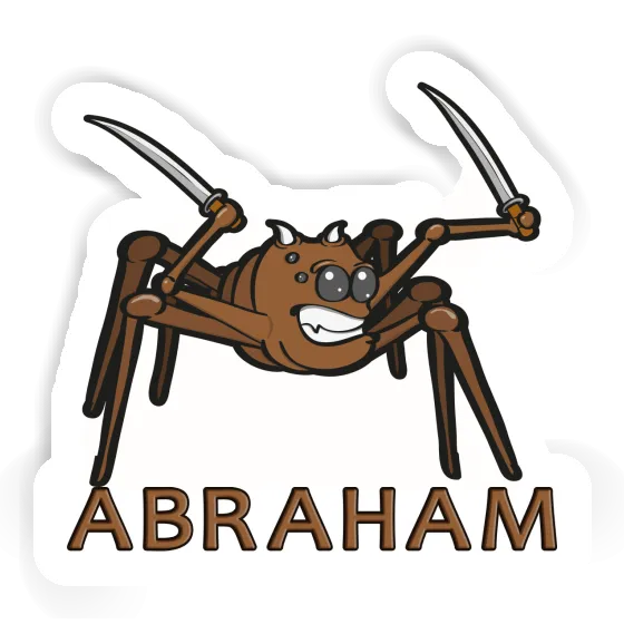 Abraham Autocollant Araignée de combat Laptop Abraham Autocollant Araignée de combat Laptop Image