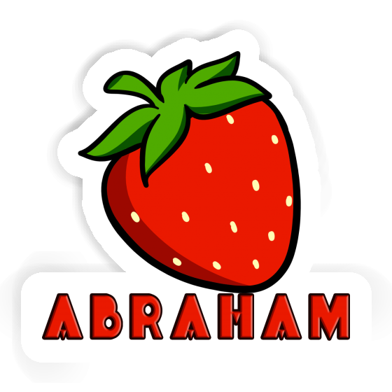 Sticker Strawberry Abraham Laptop Image