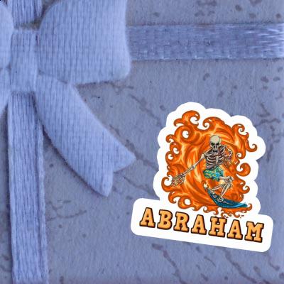 Sticker Surfer Abraham Image