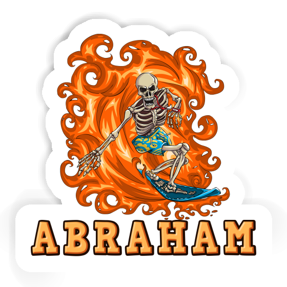 Abraham Autocollant Surfeur Laptop Abraham Autocollant Surfeur Laptop Image