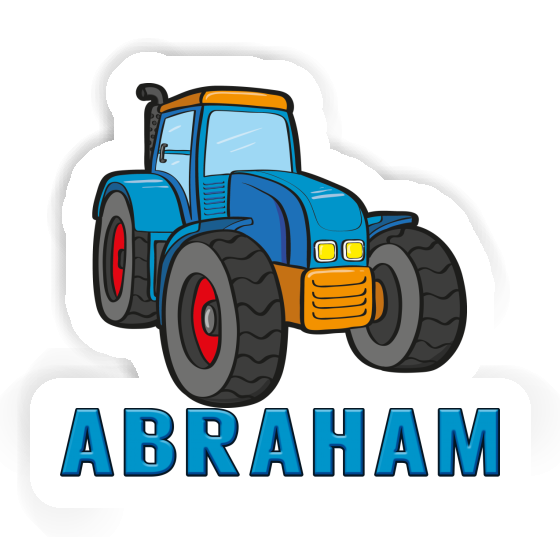 Abraham Sticker Tractor Image