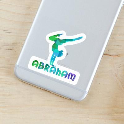 Sticker Yoga Woman Abraham Gift package Image