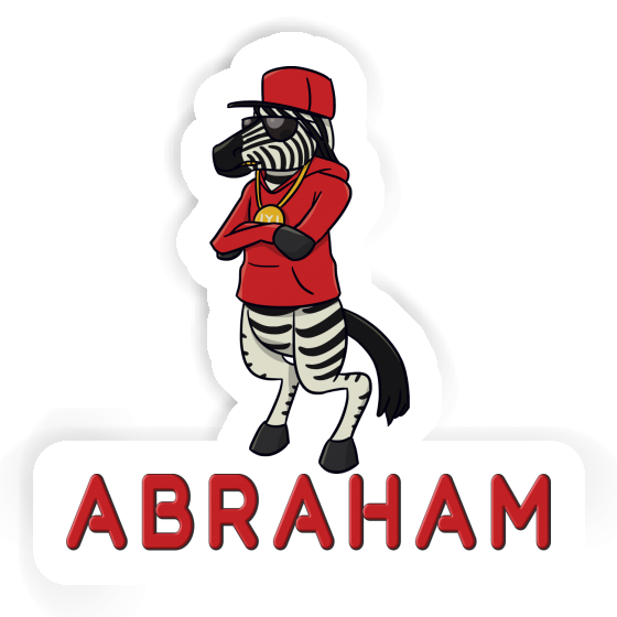 Zebra Sticker Abraham Notebook Image