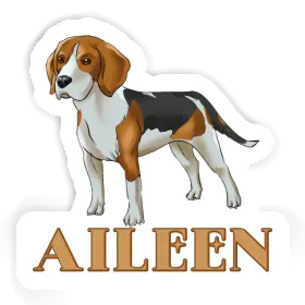 Aileen Autocollant Beagle Image
