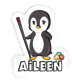 Autocollant Aileen Joueur de billard Image