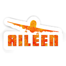 Aileen Sticker Airplane Image