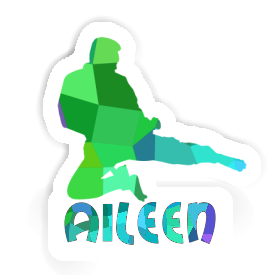 Aileen Autocollant Karatéka Image