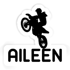 Autocollant Motocrossiste Aileen Image