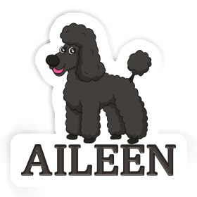 Aileen Autocollant Caniche Image