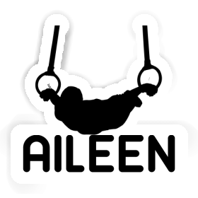 Autocollant Aileen Gymnaste aux anneaux Image
