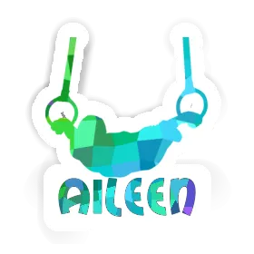 Autocollant Aileen Gymnaste aux anneaux Image