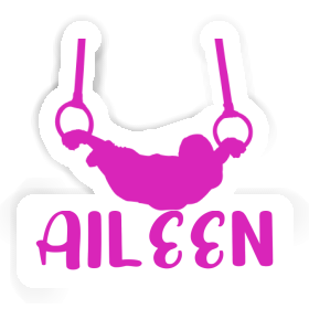 Gymnaste aux anneaux Autocollant Aileen Image