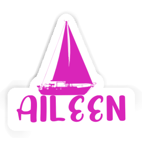 Sticker Aileen Sailboat Image