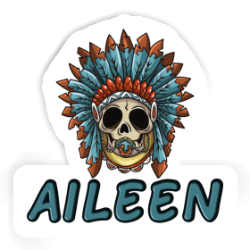 Autocollant Bébé tête de mort Aileen Image