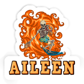 Autocollant Aileen Surfer Image