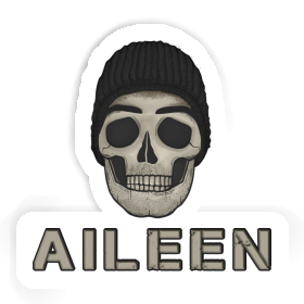 Autocollant Tête de mort Aileen Image