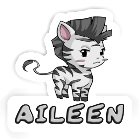 Autocollant Zèbre Aileen Image
