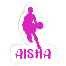 Aisha Sticker Basketball Player Image