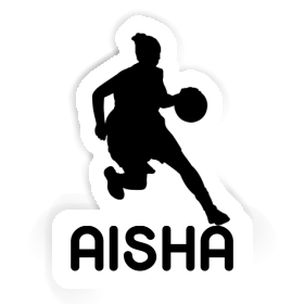 Aisha Sticker Basketball Player Image