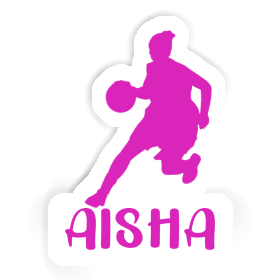 Aisha Sticker Basketball Player Image