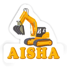 Aisha Sticker Excavator Image