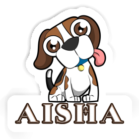 Autocollant Beagle Aisha Image