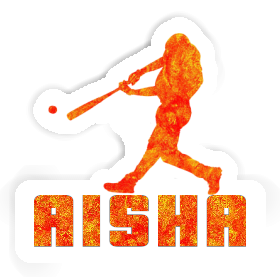 Sticker Baseball Player Aisha Image