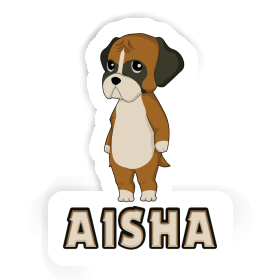 Aisha Autocollant German Boxer Image