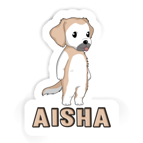 Autocollant Aisha Golden Retriever Image