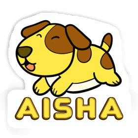 Aisha Autocollant Chien Image