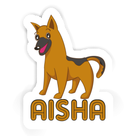 Chien de berger Autocollant Aisha Image