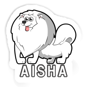 Autocollant Chien Aisha Image