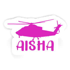 Sticker Helicopter Aisha Image