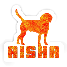 Aisha Autocollant Chien Image