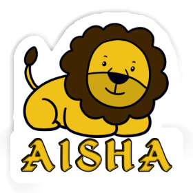 Autocollant Aisha Lion Image