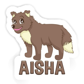 Aisha Autocollant Chien de berger Image