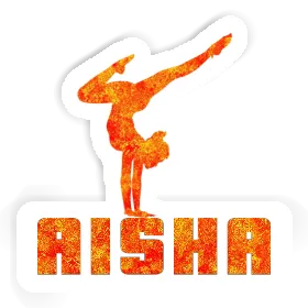 Sticker Aisha Yoga Woman Image