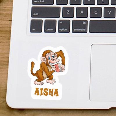 Aisha Sticker Affe Notebook Image