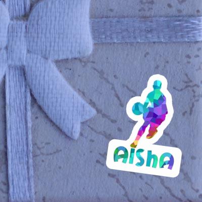 Joueur de basket-ball Autocollant Aisha Gift package Image