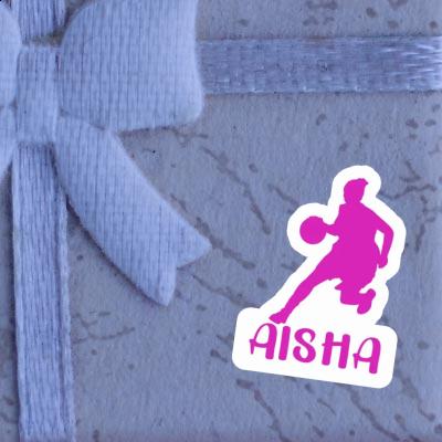 Aisha Sticker Basketball Player Laptop Image