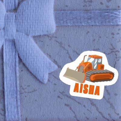 Sticker Aisha Excavator Laptop Image