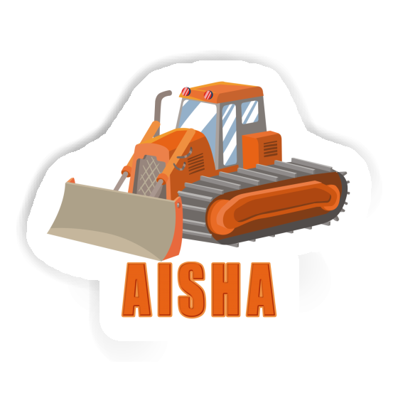 Sticker Aisha Excavator Gift package Image