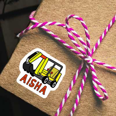 Sticker Mini-Excavator Aisha Image