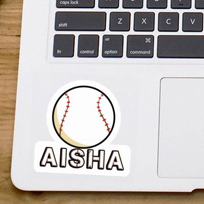 Aisha Autocollant Balle de baseball Image