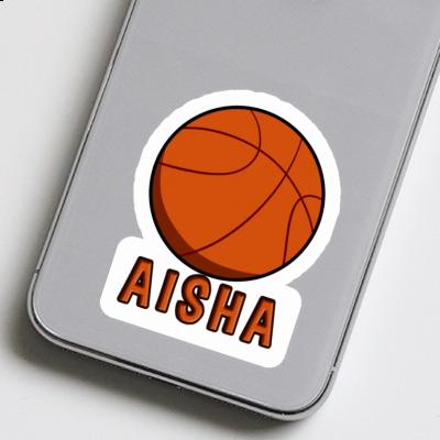 Autocollant Aisha Ballon de basketball Laptop Image