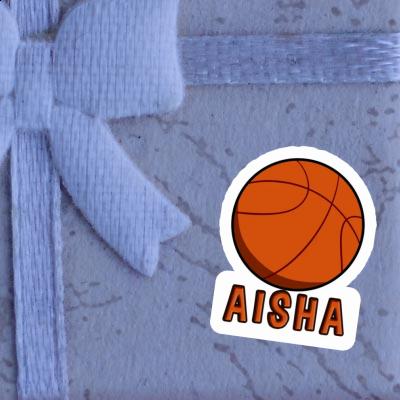 Autocollant Aisha Ballon de basketball Laptop Image