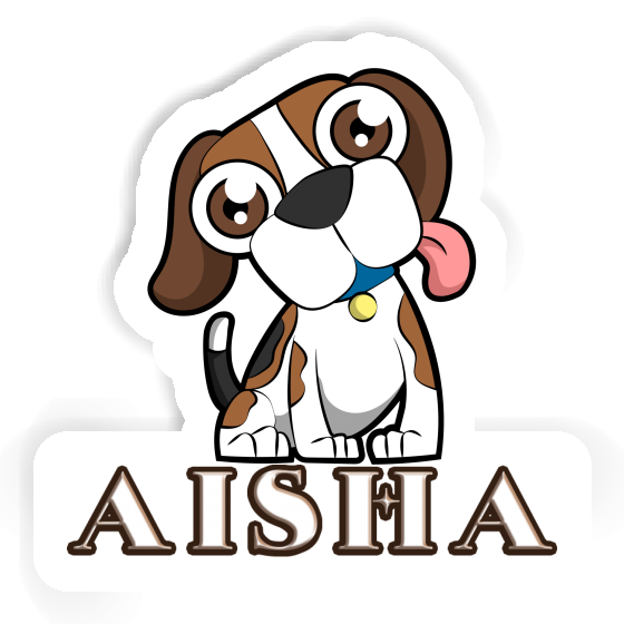 Autocollant Beagle Aisha Image